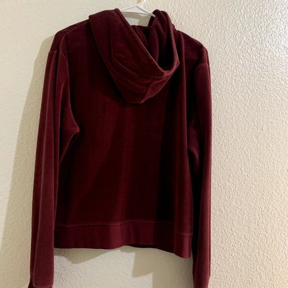 Reflex red velvet zip up size 3XL - Picture 4 of 9